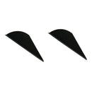 100 Pcs New 2 Inch Parabolic Natural Feathers 2 Inch Water Drop Archery Fea