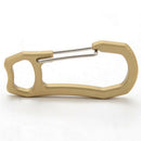 Brass Key Chain Carabiner Clip Mini Spring Clasps Hooks Keyrings Copper