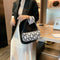 Retro Serpentine Print Women PU Leather Handbags Shoulder Bags (Black)