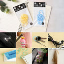 12Pcs Plastic Ring Binder for Spiral Notebook Diary Loose Leaf Book Binding  ME