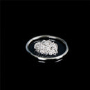 2Pcs Magic Ring and Chain Cool Magic Trick Props Metal Knot Ring On Chai HgTEUS