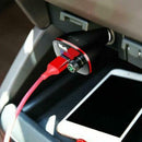 B300 3 4A Bluetooth 4.2 Handsfree Calling FM Transmitter USB Car Charger Black