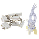 10 x Door or Window Contact Magnetic Switch Alarm - SMD Style, White K9T4