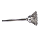 5 PCS 15 mm steel wire brush for rotary tools straight grinder A7B9