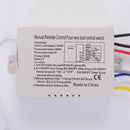 4 Way Light Lamp Digital Wireless Remote Control Switch ON/OFF 220V