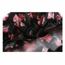 printing Wave point Waterproof shower cap(black) H1E4