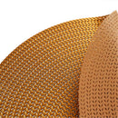 2PCS Round PVC Placemat Anti-Scalding Steak Plate Kitchen Dining Table Mats