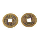 Set of 100 Chinese Lucky Coins Birthday Gifts Office Decor Kangxi Copper