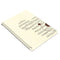 50 Pages small Bear Musical Sheet Manuscript Paper Stave Notation Notebook
