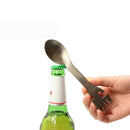 Multi-function Fork Spoon Bottle Opener Can Opener Portable Tableware S9Z5