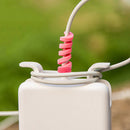 4X cable protector bobbin winder data line case rope spring twine protection  3C