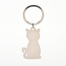Cute Beard Cat Metal Key chain Keyring Keyfob Key Ring Car Keyring T5