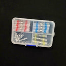 50pcs Solder Ring Heat Shrink Wire Connectors Tube Waterproof Wire Terminal NEW