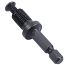 3/8-inch Hexagonal Shank Thread Drill Holder Keyless Adapter Black X7K2