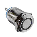 IP65 12V 12mm Waterproof LED Panel Warning Indicator Light Lamp~Ring Lights