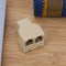 1 to 2 RJ11 Female Telephone Wire Splitter Converter Adapter Wire Connector
