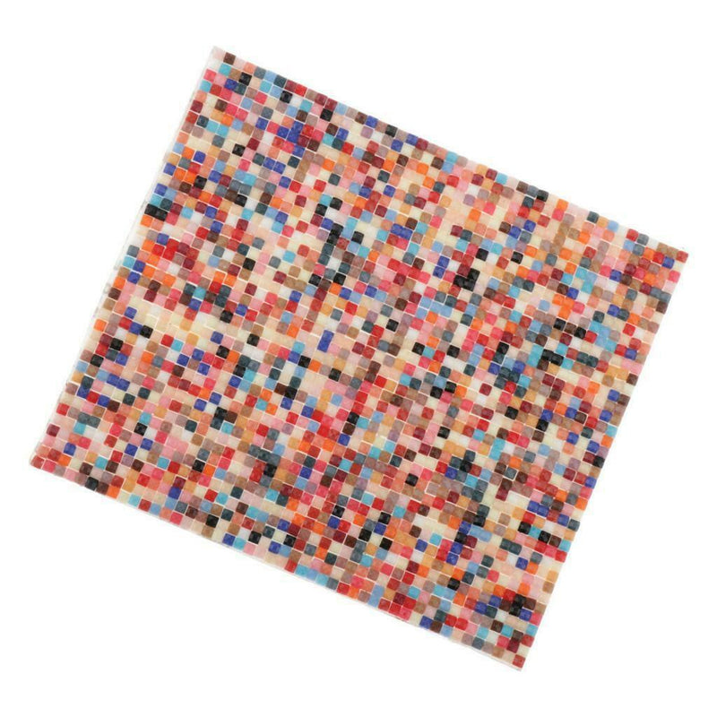 1/12 Handmade Miniatures Mosaic Rug Carpet Floor Covering Tile Wallpaper,