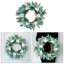 16inch Front Door Wreaths Artificial Hanging Wreath Garland for Home Party