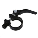 Bike Bicycle Quick Release Seat Post Seatpost Clamp Aluminium Alloy Black 3 N4L6