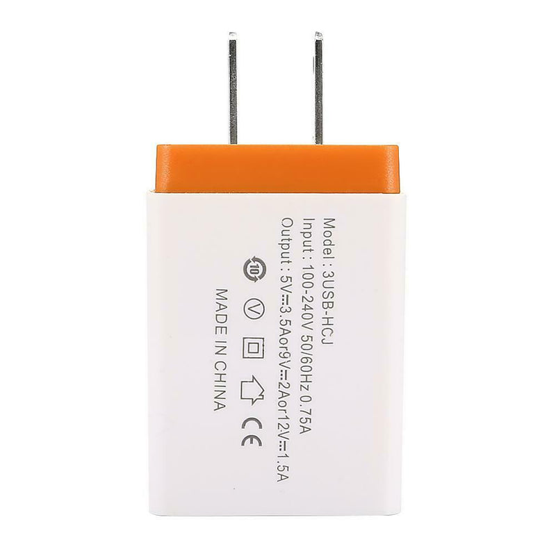 3 Ports USB Travel Charger 5V 2A Fast Charging Charger US Plug Adapter Universal