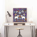 5D DIY Special Shaped Diamond Painting January  Cross Stitch Embroidery Craft