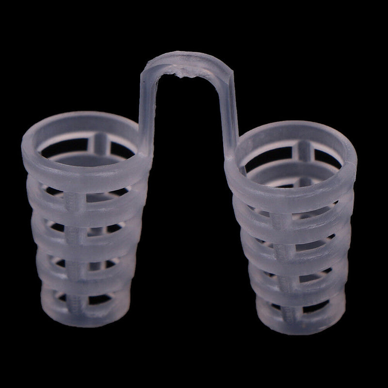 4x Mini anti snoring nose clips snore stopper snore relief nasal easy breathe &h
