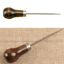 Professional Leather Wood Handle Awl Tools For Leathercraft Stitching SewingTo