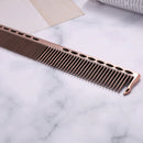 Aluminum Anti-static Hairdressing Combs Hair Cutting Hair Brush (Bronze) A