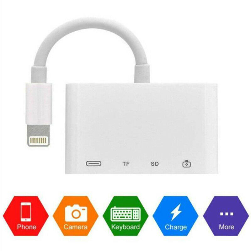 4 In 1 Adapter To TF  Card Reader Camera USB AdapterSEAU