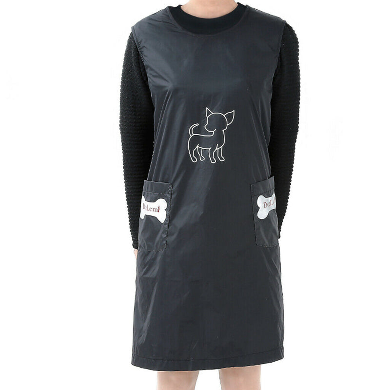 2pcs Pet Grooming Apron Nylon Pet Shop Work Clothing for Dog Groomers Large