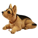 Black Brown Bobbing Nodding Shepherd Dog for Car Auto G1S3
