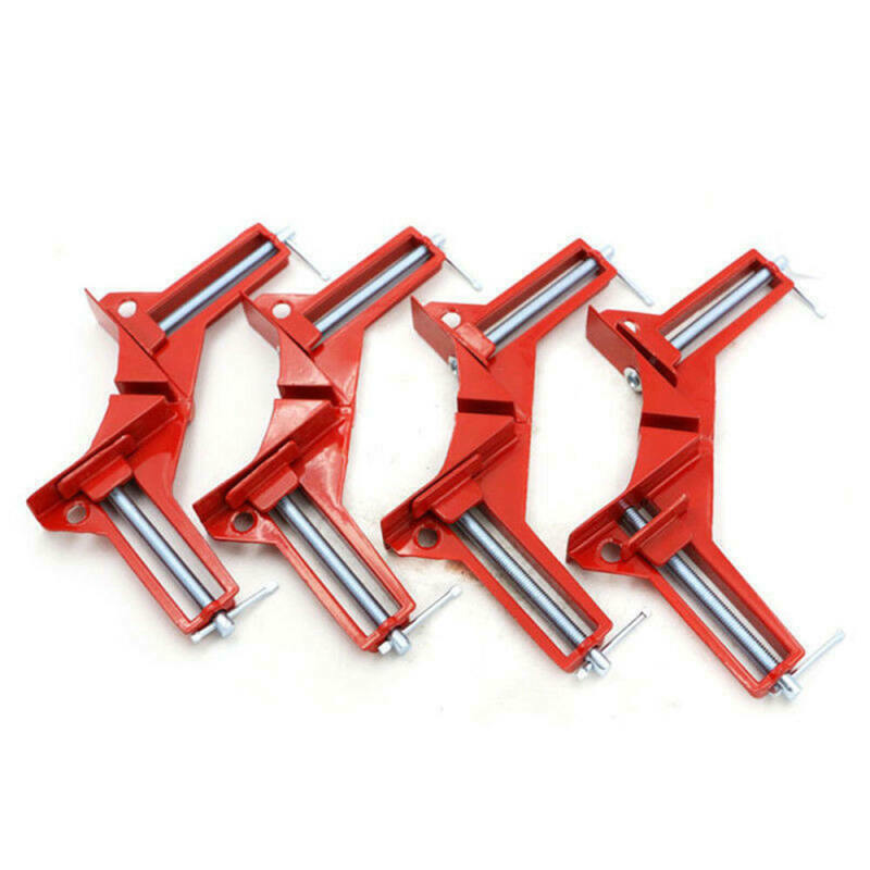 4x 90 Degree Right Angle Clip Clamps Corner Holder Woodworking Hand Tools  DAP