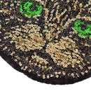 Cat head Embroidery lace applique paillette fabric sweater clothes sequin% JR