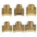 DN15 One Way Swing Check Valve, Female Thread, Brass Material, 1/2 Inch