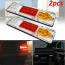 2PCS 12V 19-LED Auto Truck Rear Tail Reverse Light Brake Lamp WaterproofB.kz