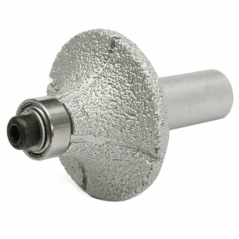 1/2inch Diamond Router Bit Wheel Half Bullnose For Hand Profiler Marble Gra