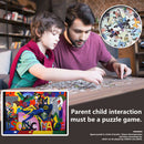 75 X 50cm 1000 Pieces Paper Jigsaw Puzzles Abstract Pattern Assembling Toys