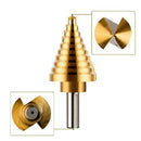 1/4 - 1-3/8 inch Titanium Steel Metal UNI Variable Stepped Down Drill Bit NEO