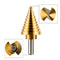 1/4 - 1-3/8 inch Titanium Steel Metal UNI Variable Stepped Down Drill Bit NEO
