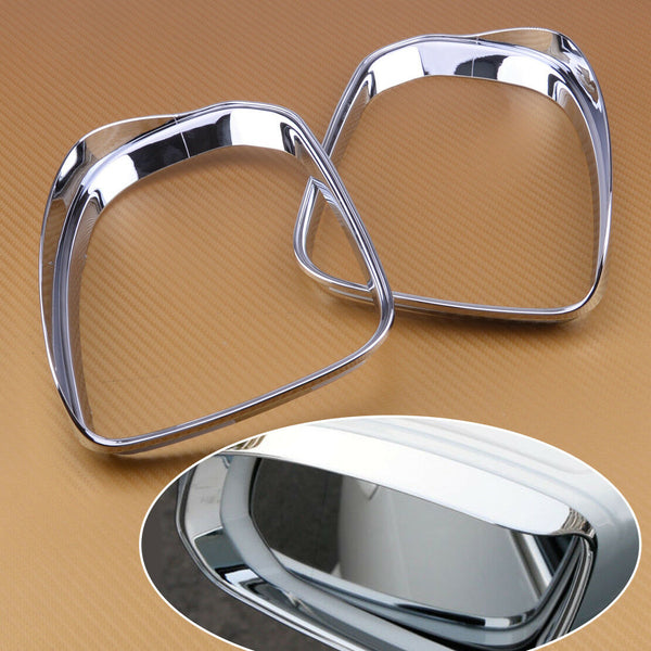 2 Side Wing Mirror Sun Visor Rain Water Guard Cover Trim fit for Volvo XC60 XC90