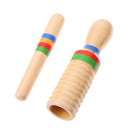 Small Single-threaded Ring Percussion Cylinder Croak Barrel Musical Toys A