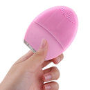 Face Cleansing Brush Electric Facial Massager Vibration Cleaner (Pink)