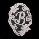 5pcs Embroidered B Letter Applique Sewing Patches for DIY Jeans Jackets Clothing
