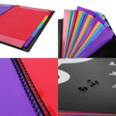 Music Themed Folder Holder Writable Musicians Treble Clef Sheets Piano Choi