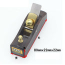 DIY Woodworking wood tool Hand 80mm Flat Plane Bottom Edged Handle Tools