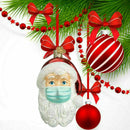 2020 Santa Claus Ornament, Christmas tree decoration, hanging Santa Cover