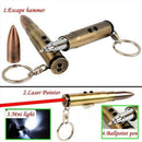 Camping tools Multifunction Pen button battery Survival Self Defense Kit