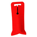 Red Thick Wine Bottle Carrier Bag Cooler for Picnic Beach Airplane Travel