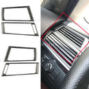 4PCS CARBON FIBER INNER SIDE AIR VENT COVER For BMW e70 e71 X5 X6 2008-2013