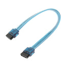7Pin SATA 3.0 HDD Data Cable with Locking Latch 150mm Straight to Right Angle